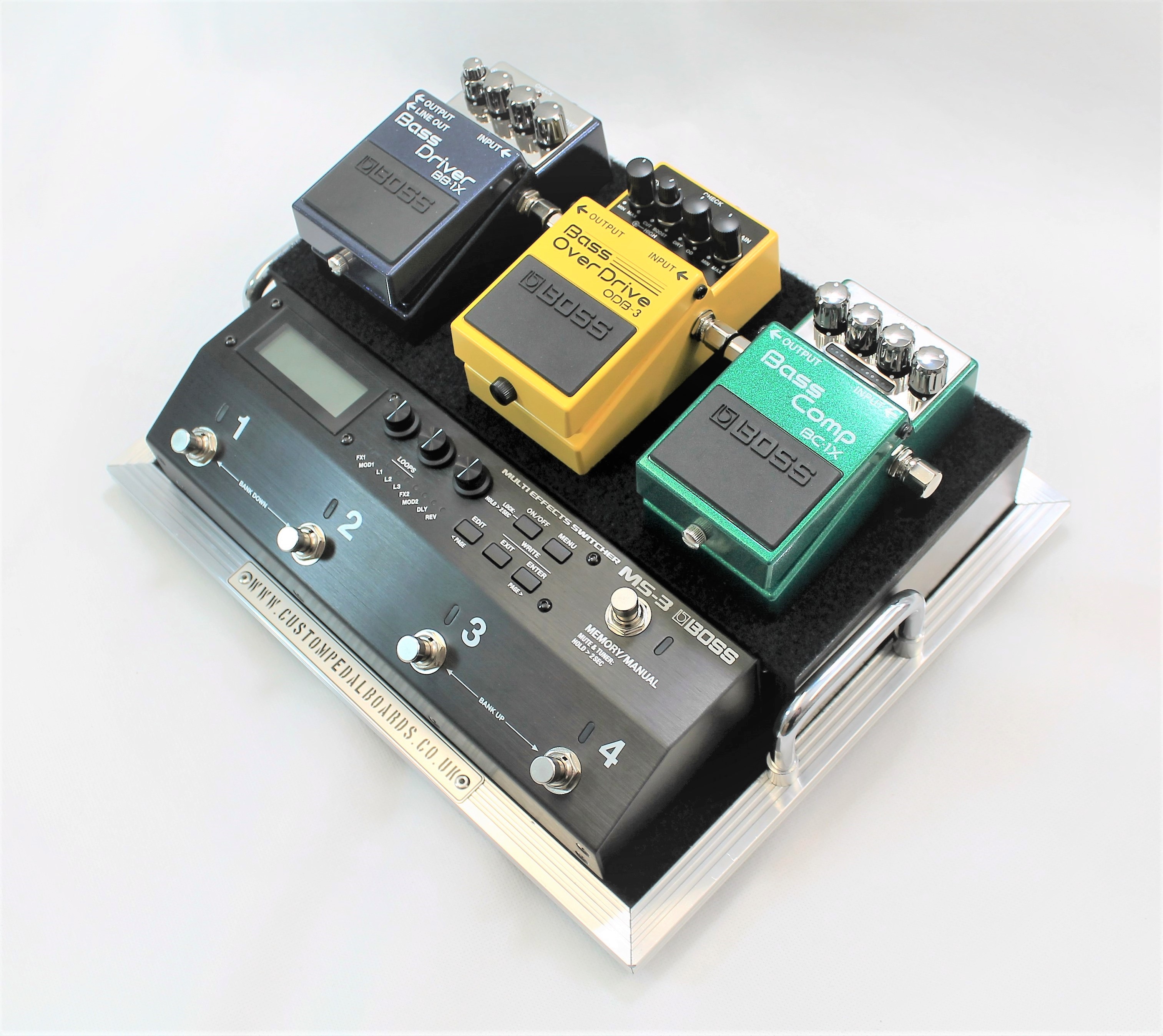 CPB Boss MS3 Board & Case Custom Pedal Boards